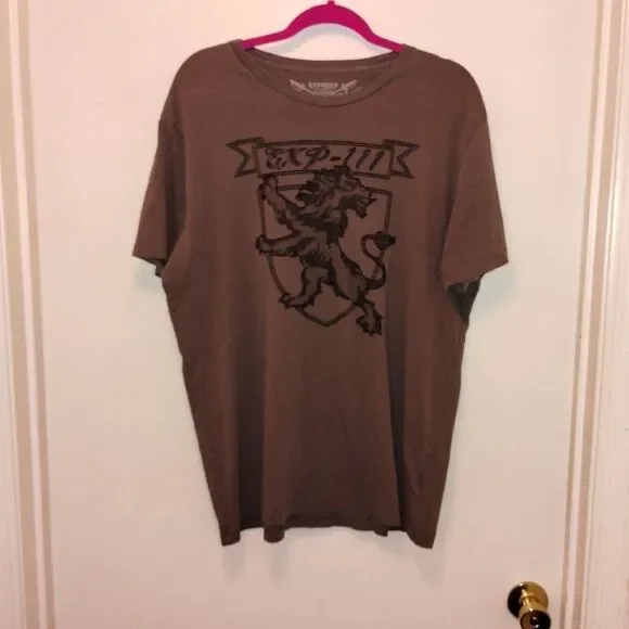 Express grey Lion tee/Unisex - Picture 3 of 7